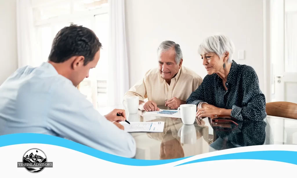 Business owner reviewing retirement projections and calculating how much they need to retire